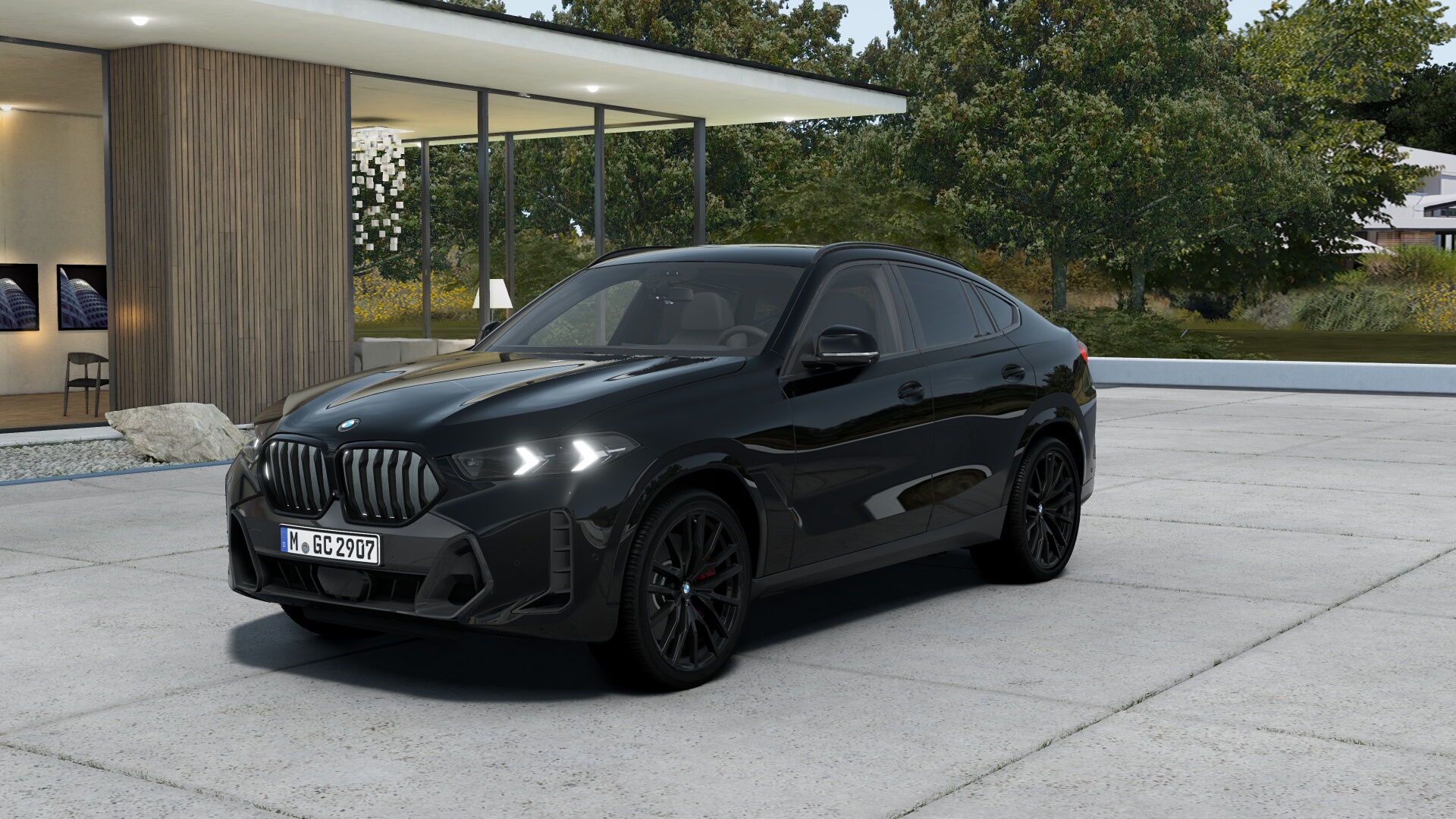 BMW X6 30d xDrive Msport | nový facelift | novinka 2023 | nové auto ve výrobě | sportovně luxusní naftové SUV COUPÉ | černo-černá | perfektní výbava | super cena | objednání online | auto eshop AUTOiBUY.com